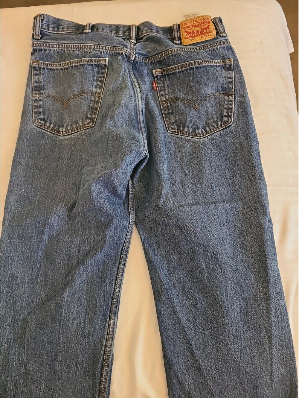 Levi's Men's 550 38x30  Straight Leg Jeans Blue